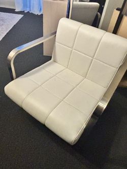Modern sleek accent chair.