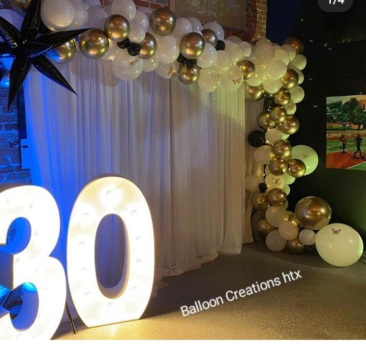 Butterfly balloon garland
