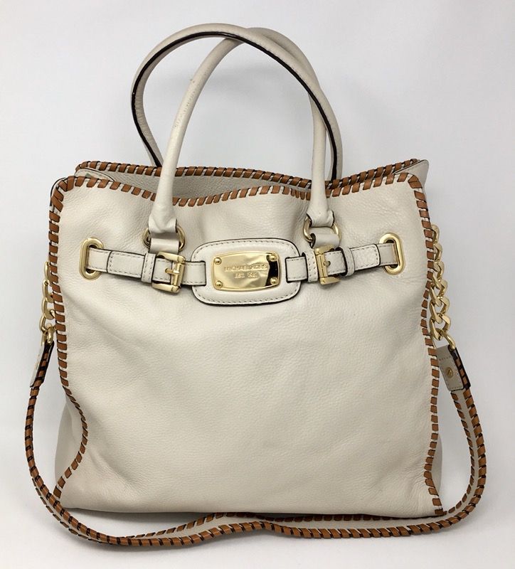 Michael Kors Hamilton Large Tote Leather Braided AQ-1209