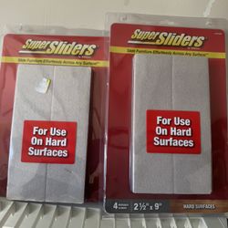 Super Sliders 2 1/2" x 9" Furniture Pads - New