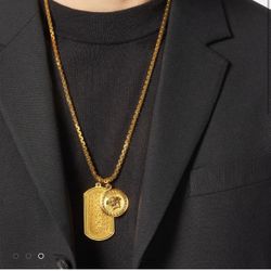 VERSACE Medusa Necklace With Tag