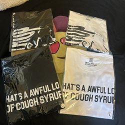Thats a awful lotta cough syrup shirts Alocs