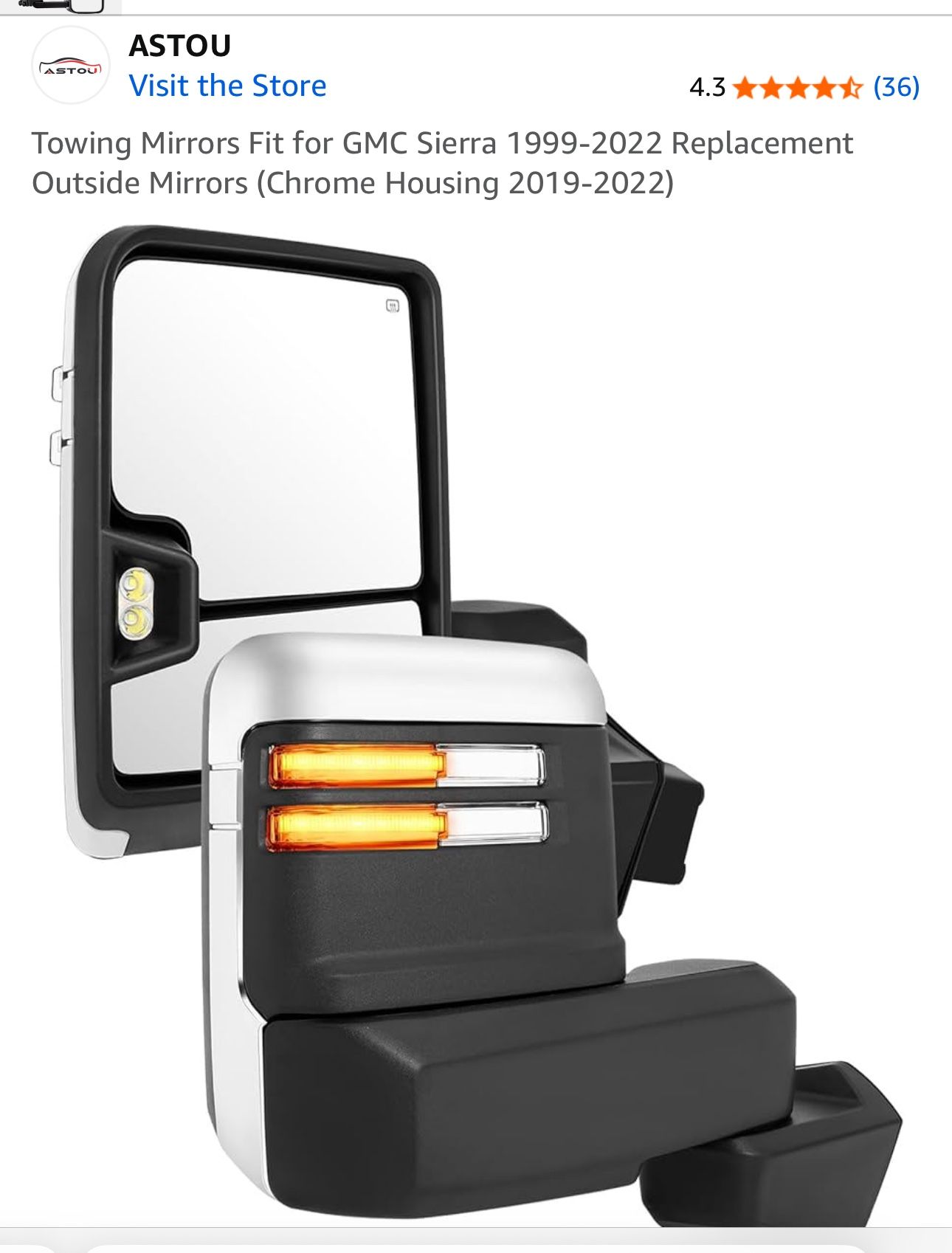 GMC sierra mirror