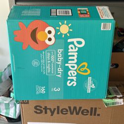 Pampers 160ct Size 3 Diapers