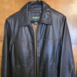 Vintage 90s Brown Eddie Bauer Leather Jacket