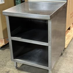 24-3/4”x30”x36” All Stainless Steel Heavy-Duty Work Table 