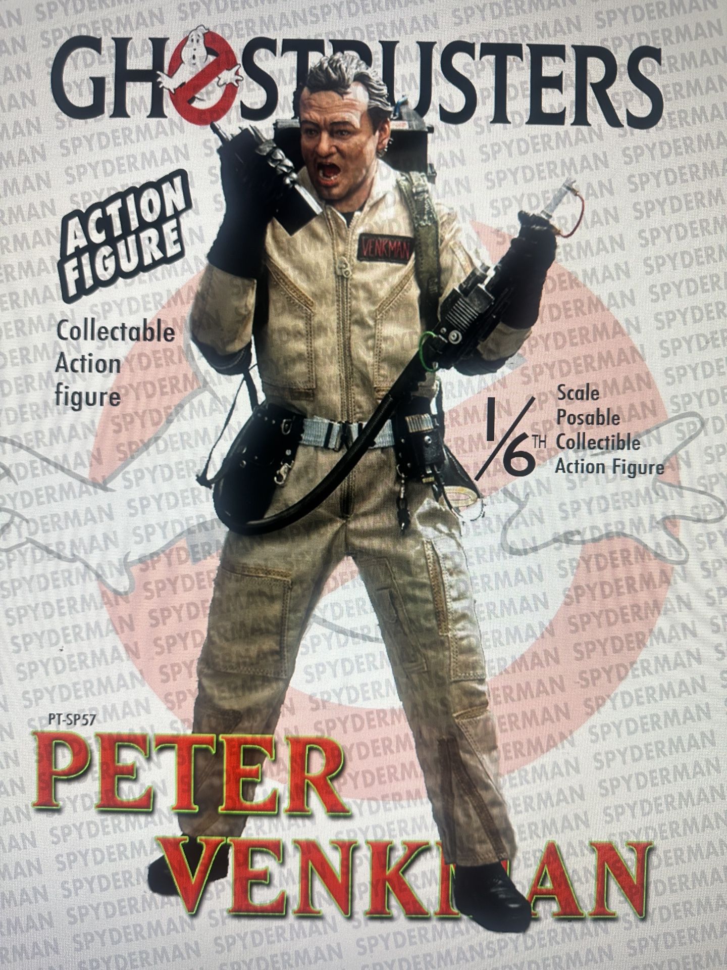 Peter Venkman 1/6 Scale Action Figure Ghostbusters Collectible Figure