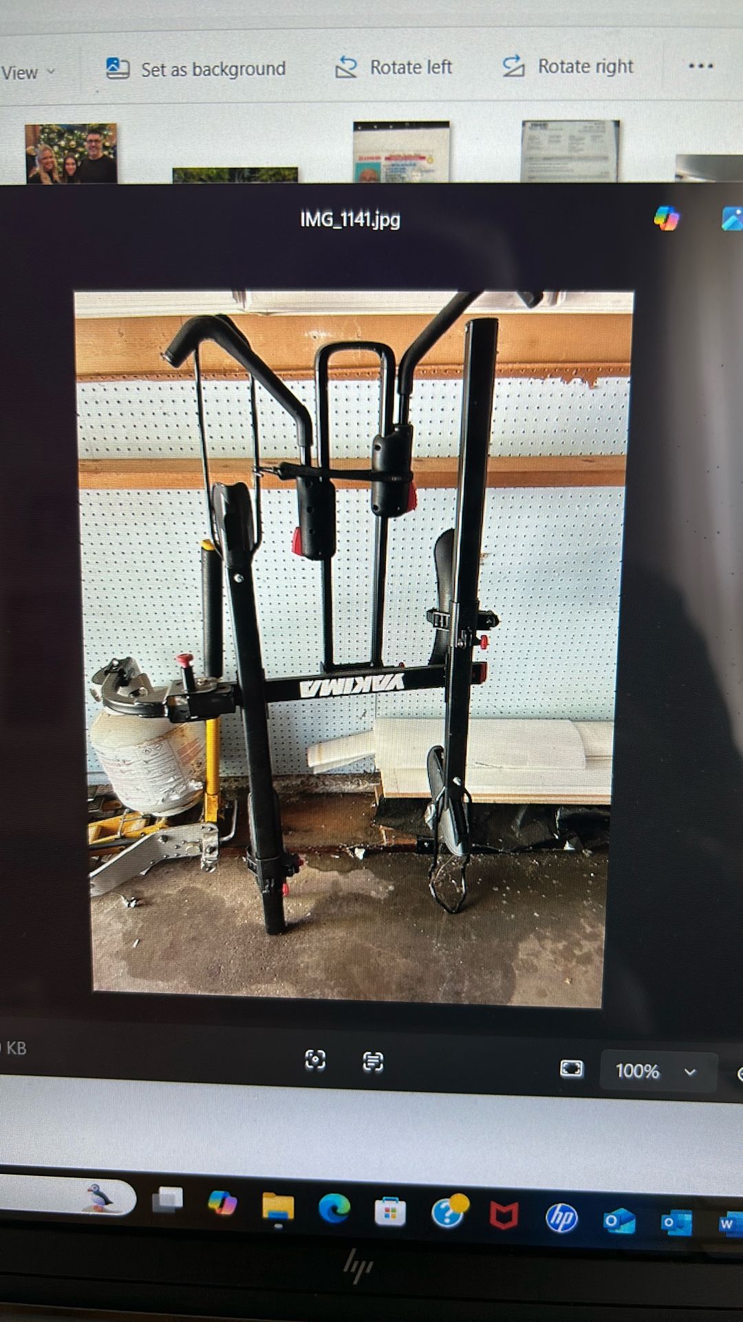 Yakima two bike carrier for sale