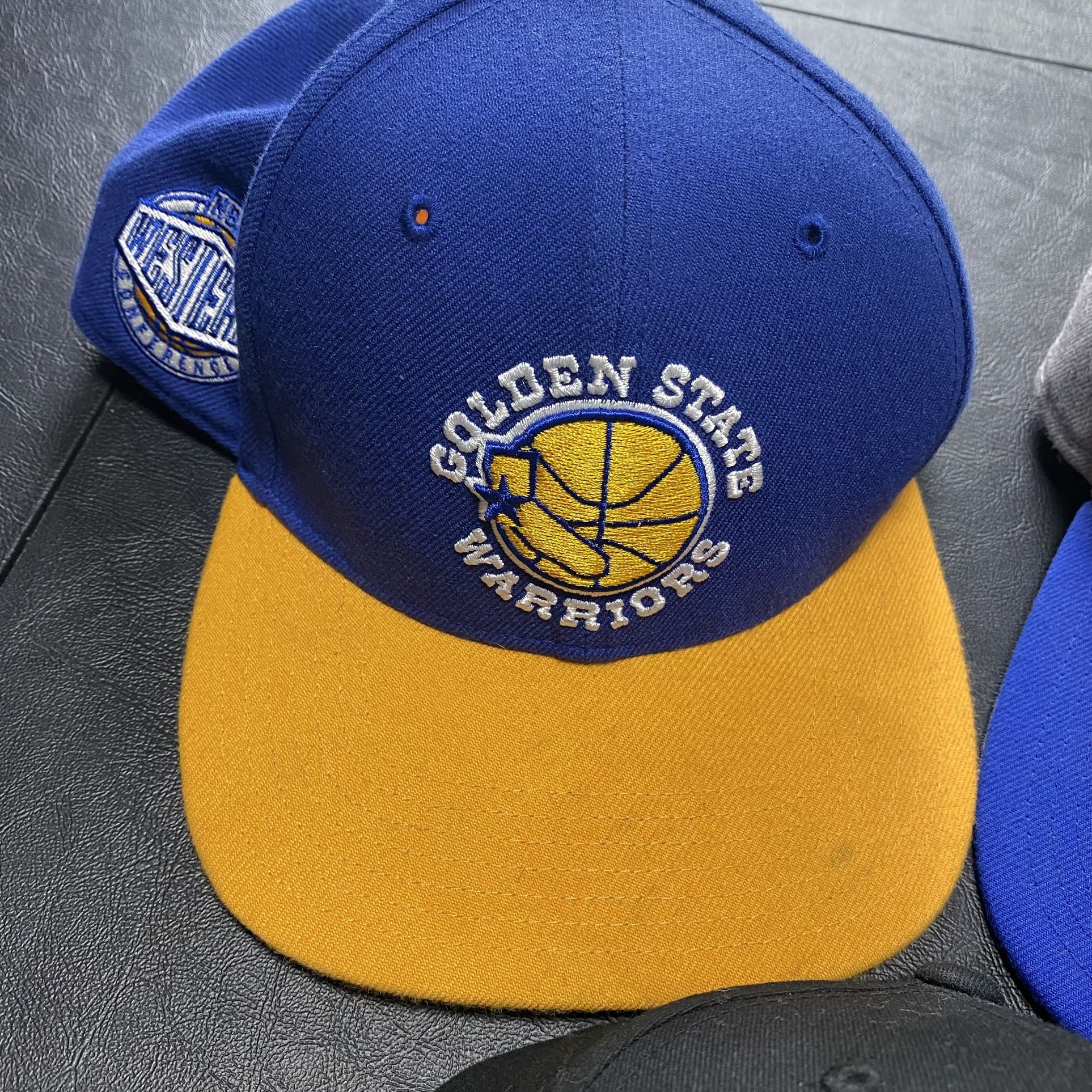 Lot of 3 NBA Golden State Warriors Basketball Hats