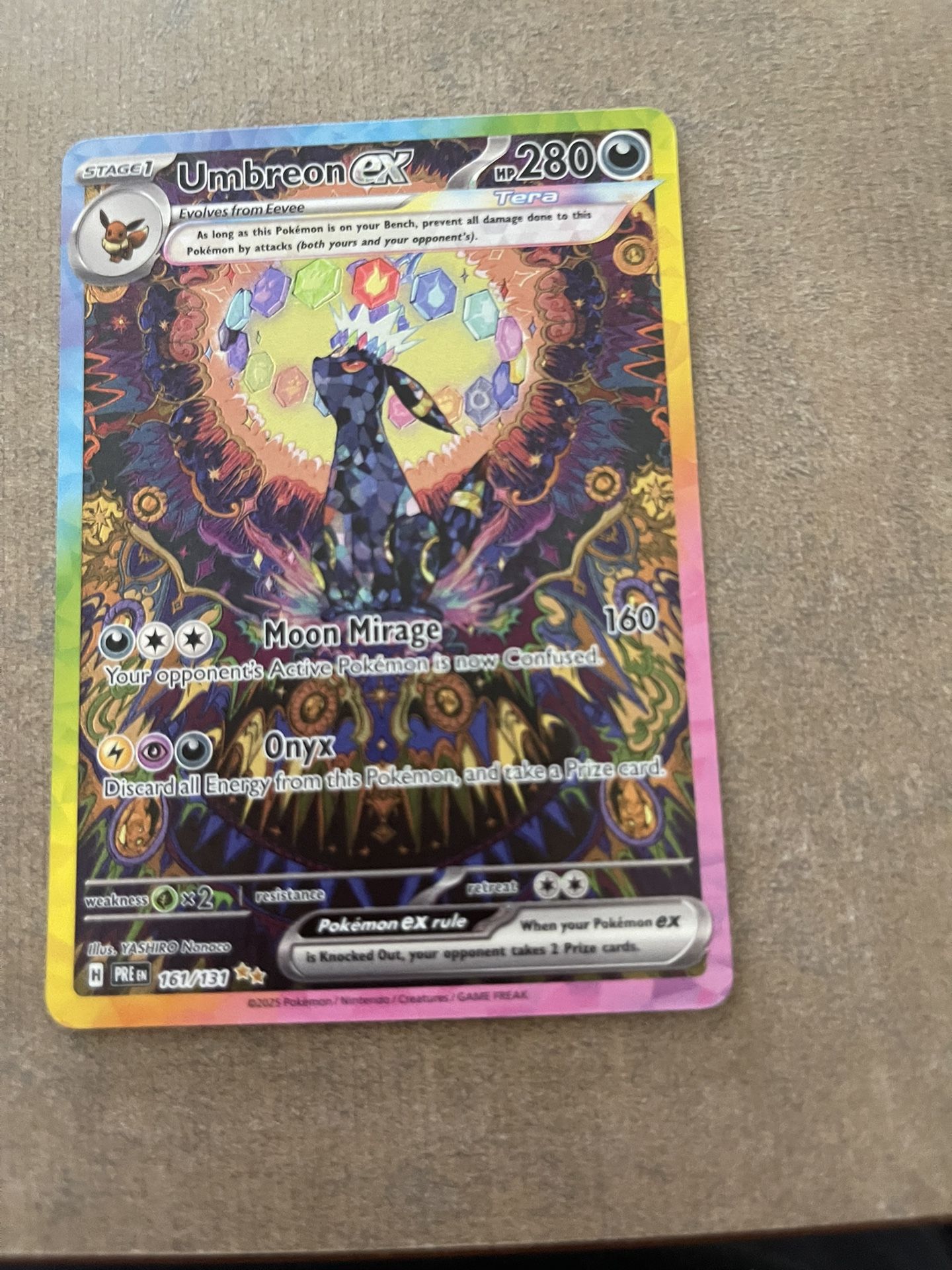 Umbreon ex - 161/131 - SV: Prismatic Evolutions