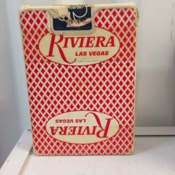 Old Las Vegas Riviera Casino Playing Cards