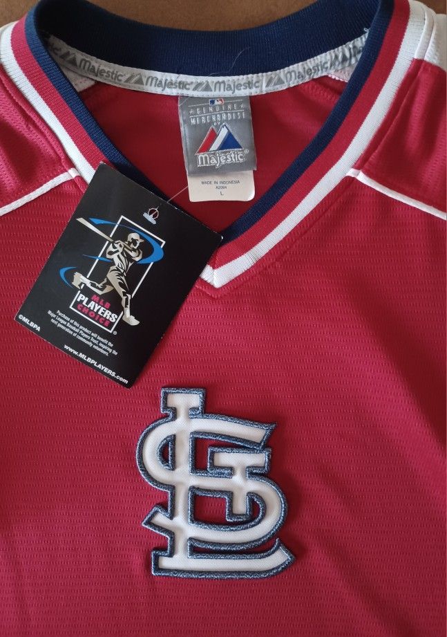 ST LOUIS CARDINALS SIZE LARGE NWT RARE MLB BASEBALL ⚾️ JERSEY
