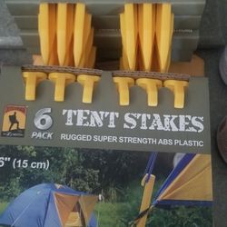 OUTDOORSMAN 6-Pack Tent Stakes