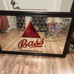 Bass Beer Bar Sign Mirror