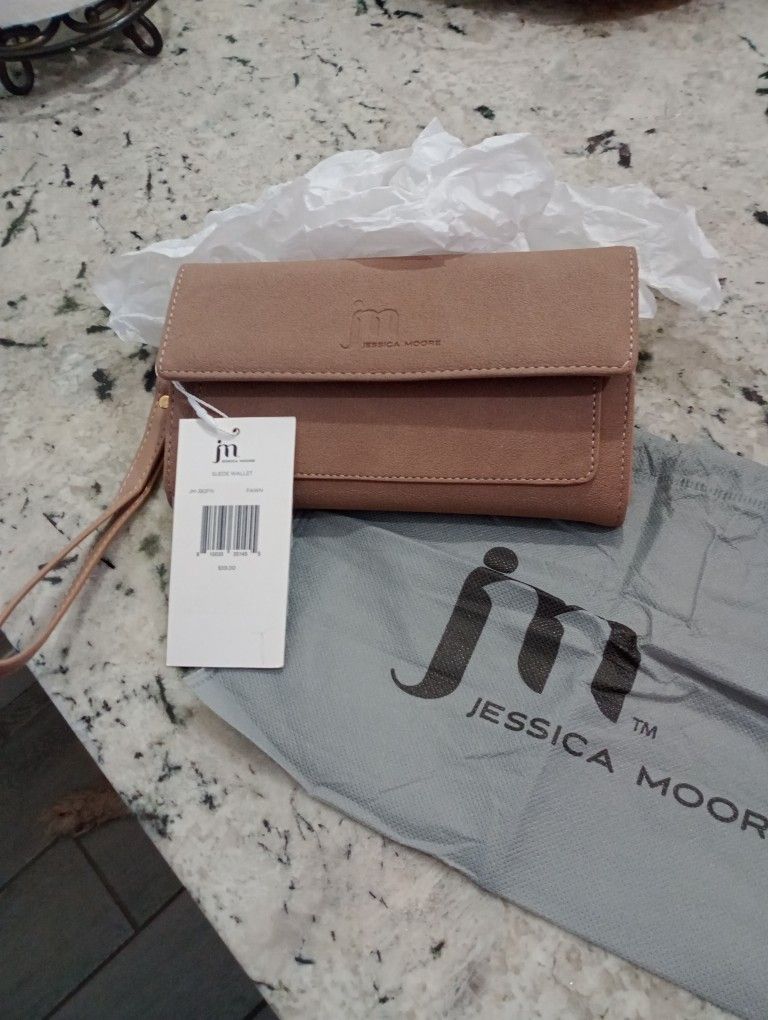 JESSICA MOORE FAWN WALLET/WRISTLET