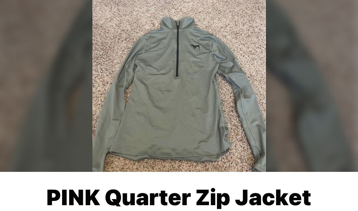 PINK Quarter Zip Jacket