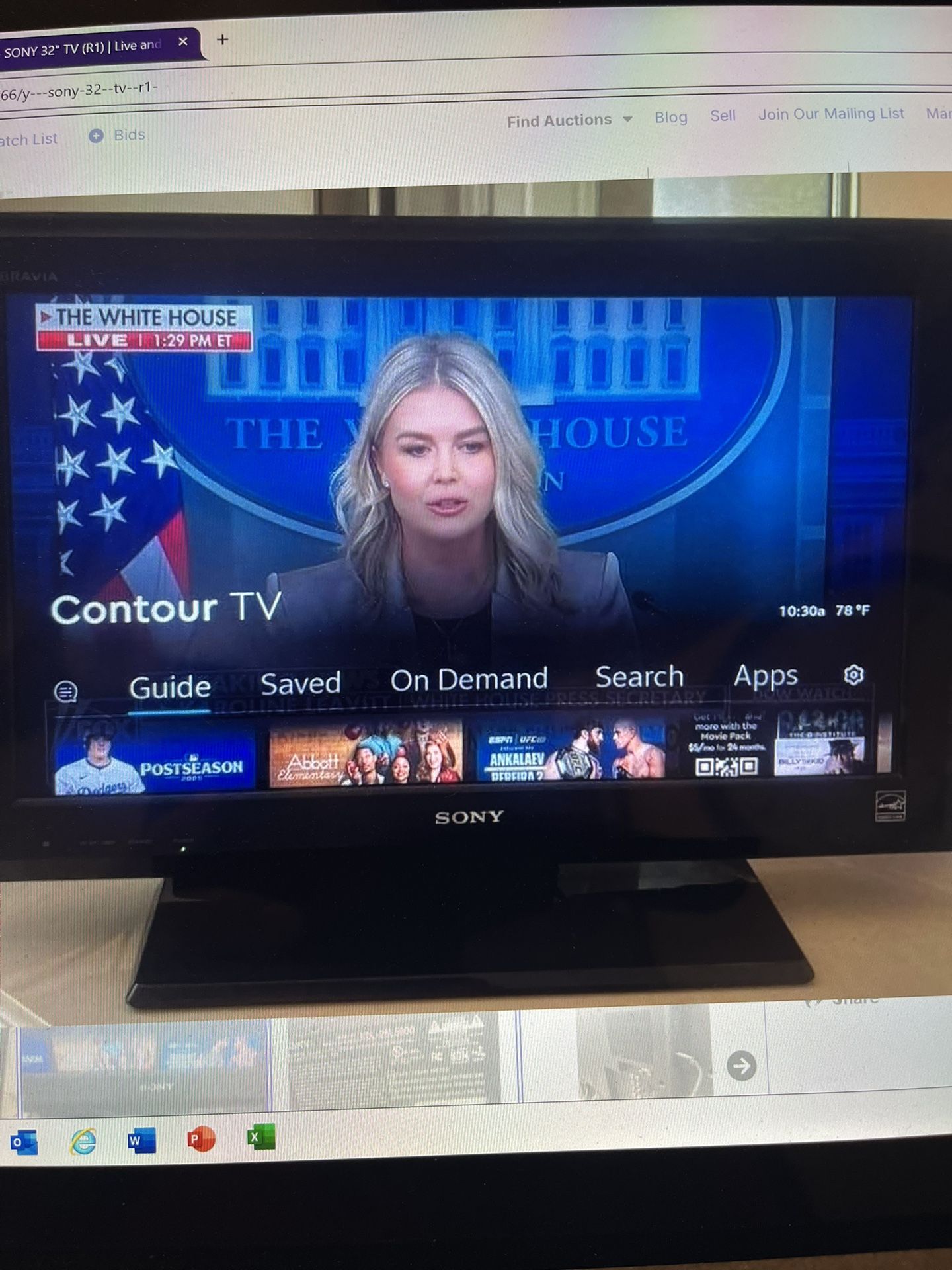 Sony Bravia 32 Inch Color TV With Remote