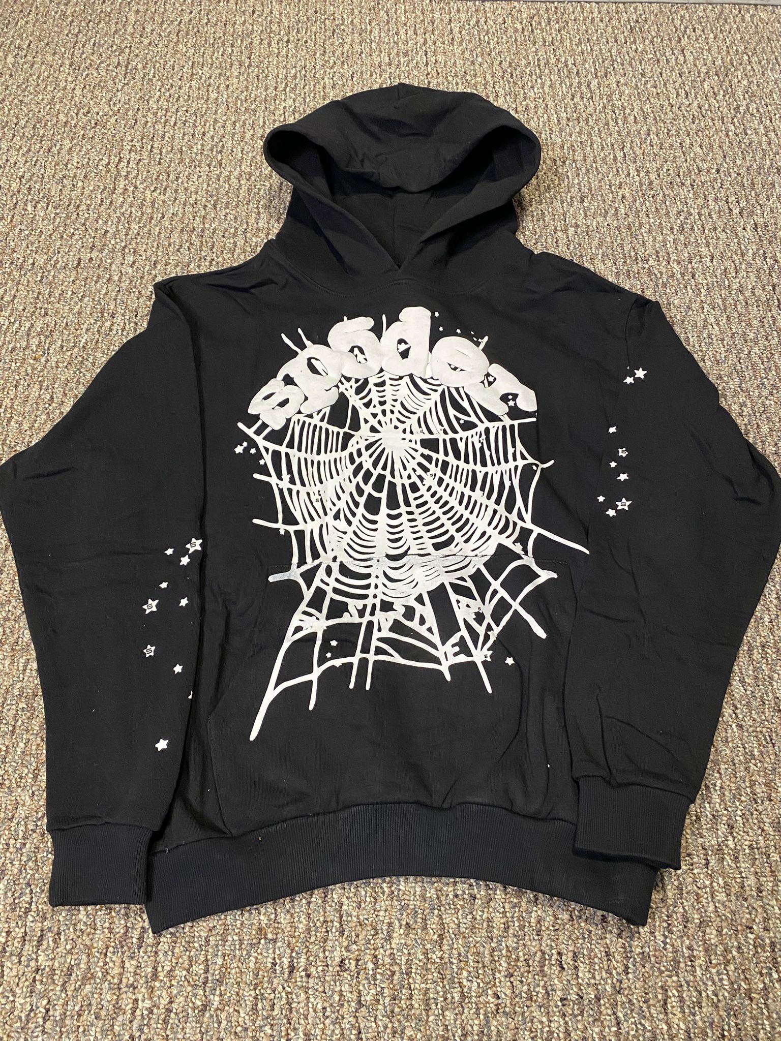 Black og web sp5der hoodie