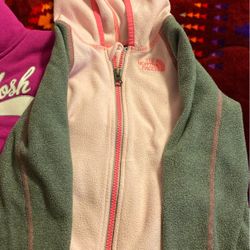 4t North face Zip Up Hoodie