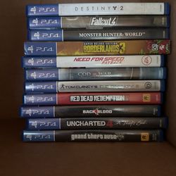 PS4 Games $10 Each