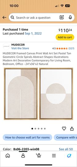 Wall art bundle: off white/black and neutral beige tones
