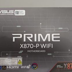 BNIB Asus Prime X870 Motherboard + 9850X3D