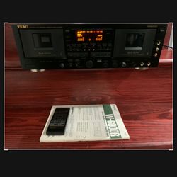 TEAC W-6000R Stereo Double Reverse Cassette Deck