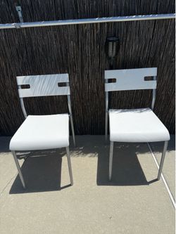 Set of 2 IKEA LAVER Stackable Chairs **$20.00**