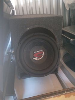 Street edge subwoofer 12 with box