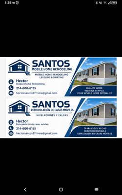 Mobile home leveling