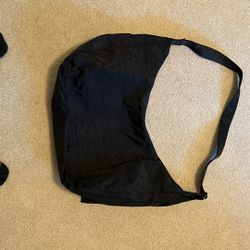 Baggu Large Crescent Black Bag