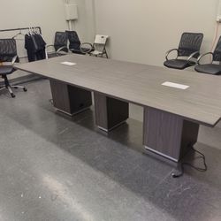Conference Table With Data Ports And Modules   Tuxedo Series From Office Star