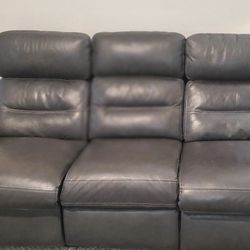 Dual Leather Recliner