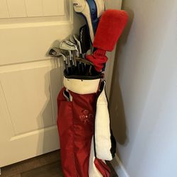 Full Set of Men’s Mizuno Golf Clubs with Jones Golf Bag