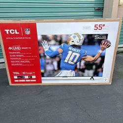 55 INCH TCL 4K UHD SMART TV 