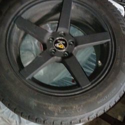 4x Subaru Forester Wheels And Winter Tires 