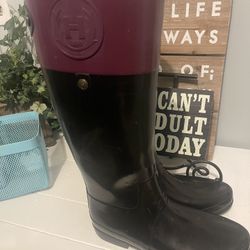 Ladies hunter Rain Boots 10