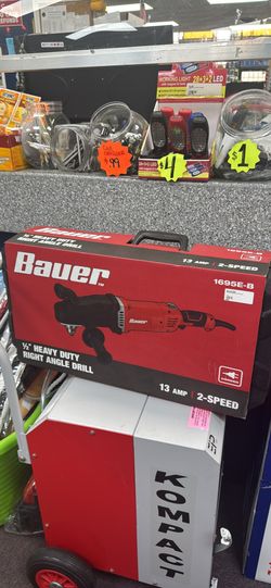 Bauer 1/2” Heavy Duty Right Angle Drill