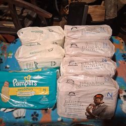 Newborn diapers.