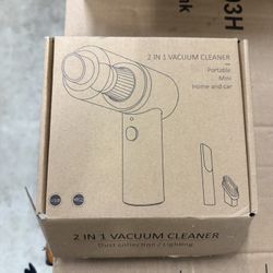 2-in-1 Mini Portable Vacuum – Compact & Convenient! 