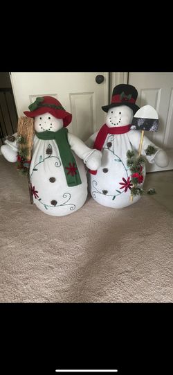 Large Snowmen, Great Condition 