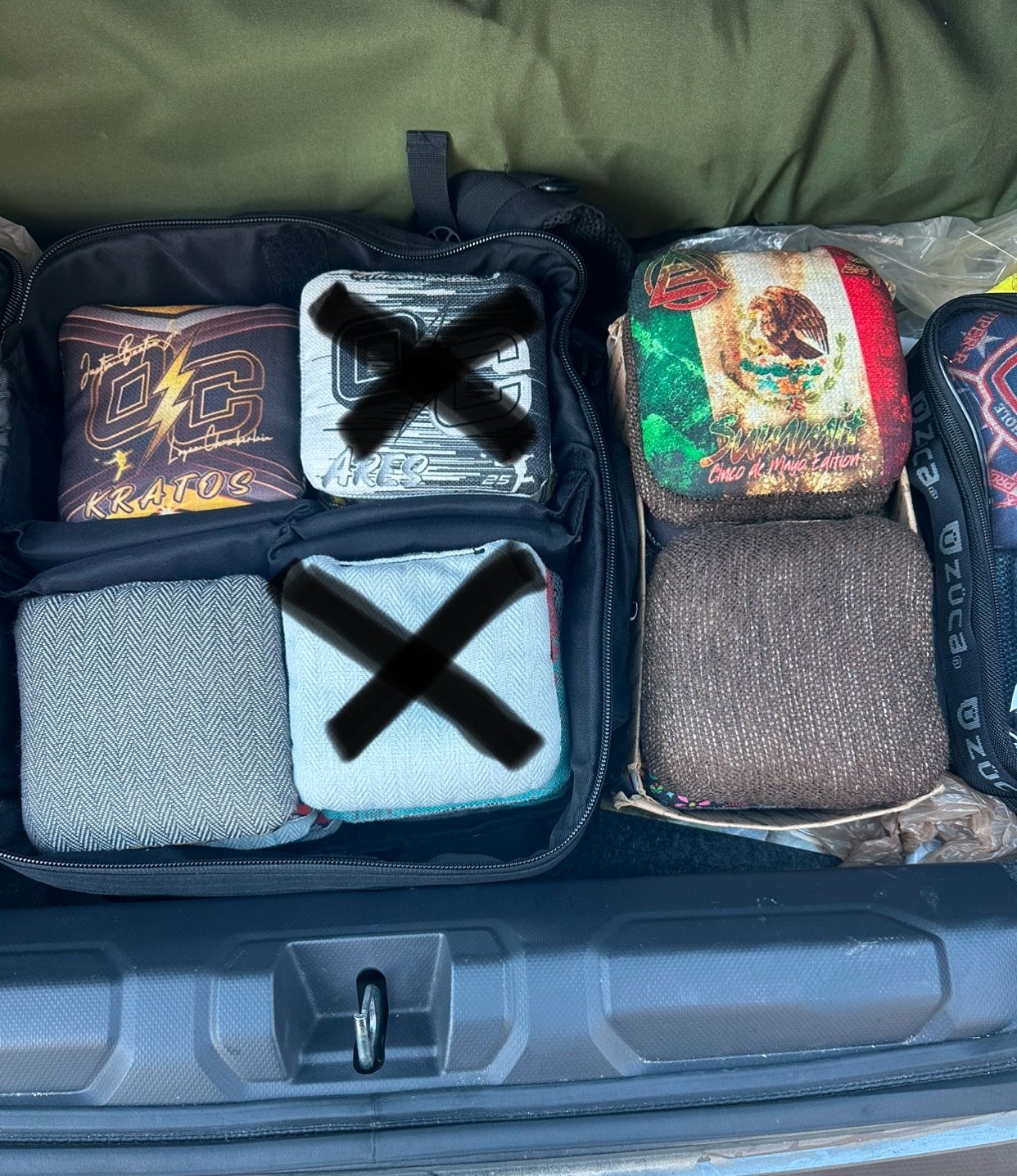 TCL Cornhole Bags.