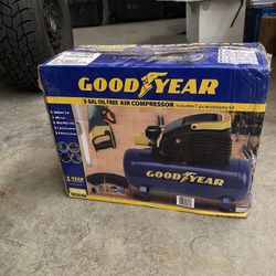 GOODYEAR 3 Gallon Horizontal Air Compressor