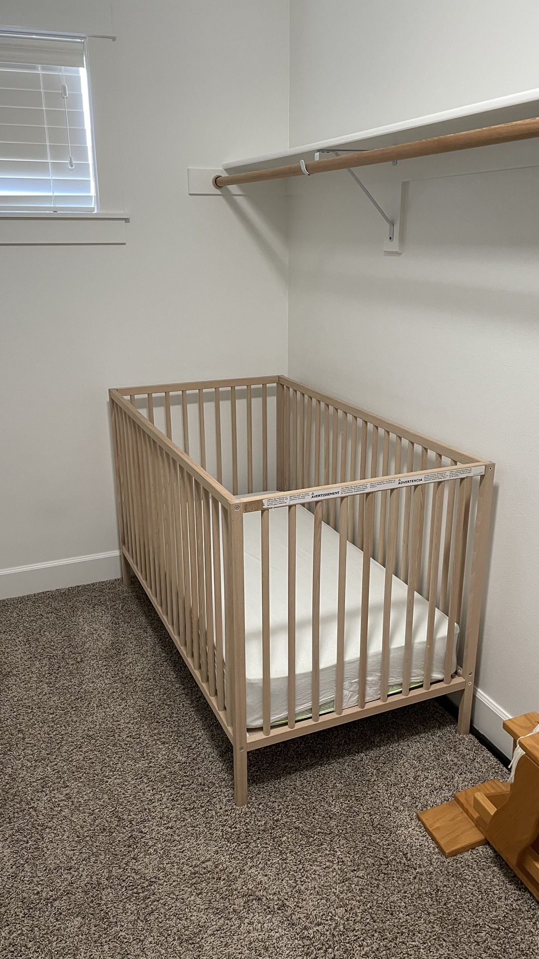 IKEA Baby Crib Included Mattress