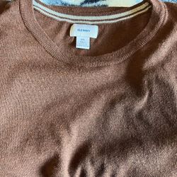 Old Navy Brown Long Sleeve Crewneck Sweater XXL