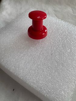 Large Red Decorative Push Pin