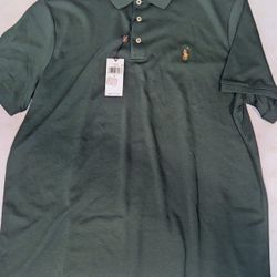 New Men's Large Polo Short Sleeve Collar Shirt