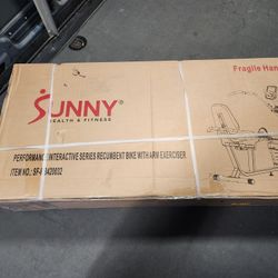 Sunny Health And Fitness Recumbent Bike 