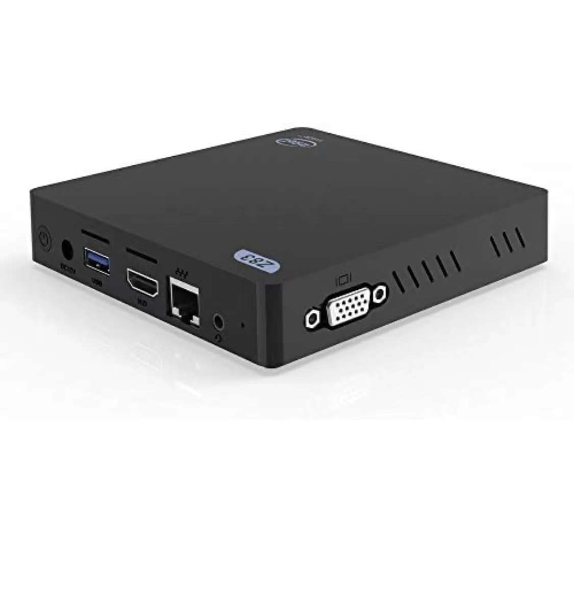 Mini PC(Intel Atom x5-Z8350 Processor, Intel HD Graphics 400 Support VGA Windows10 OS DDR3 2GB/ 32GB 1000Mbps LAN WiFi IEEE 802.11a/b/g/n 2.4G+5.8G In
