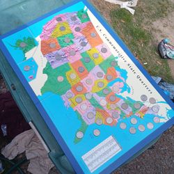 Us State Quarter Collection Map